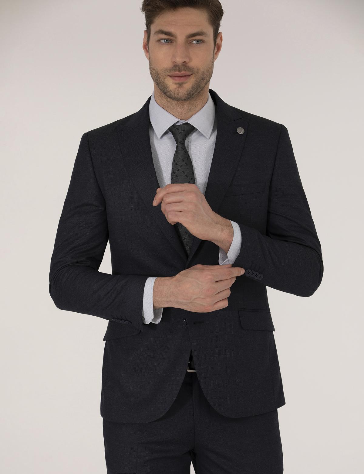 Lacivert Ex. Slim Fit Takım Elbise - 50274902044