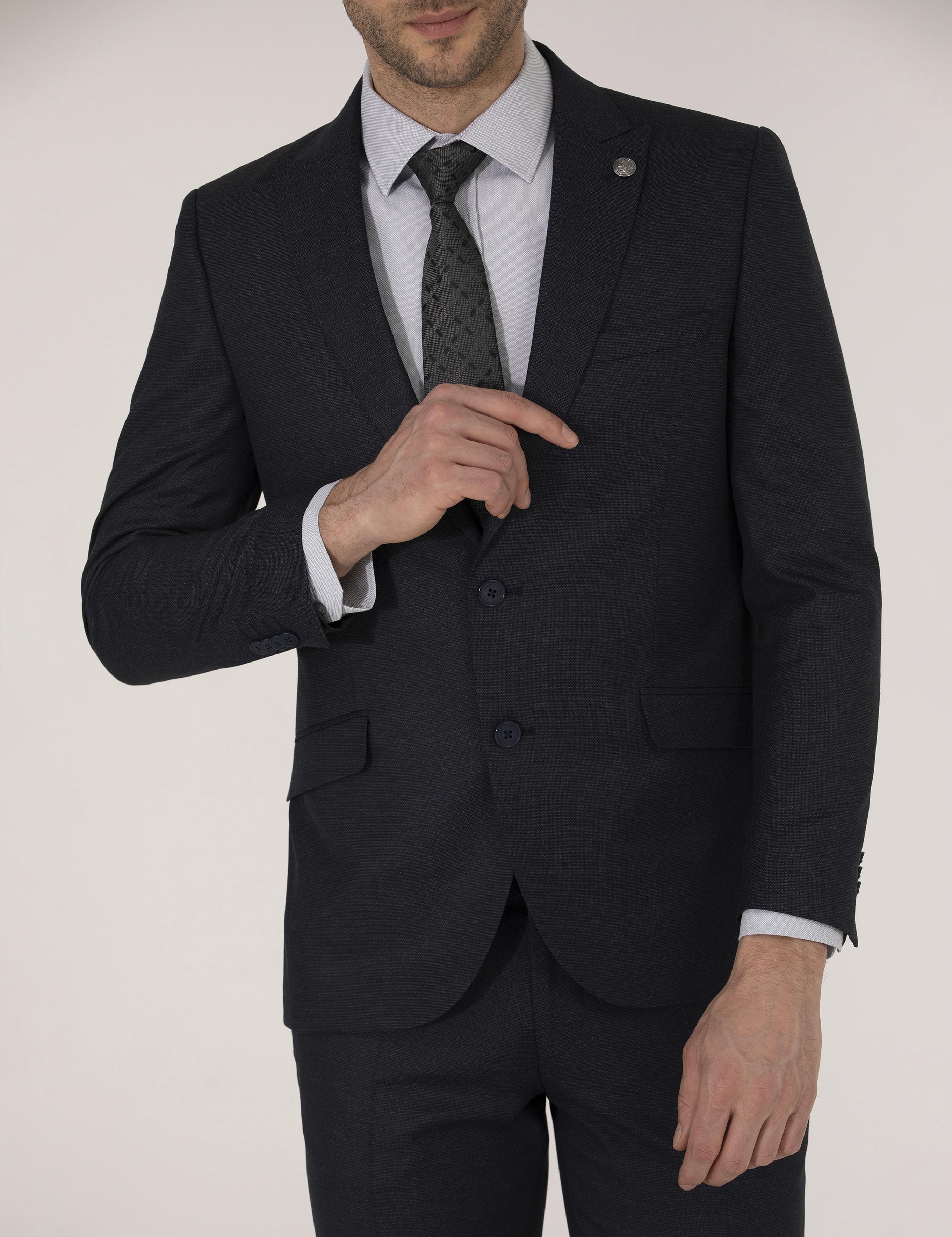 Lacivert Ex. Slim Fit Takım Elbise