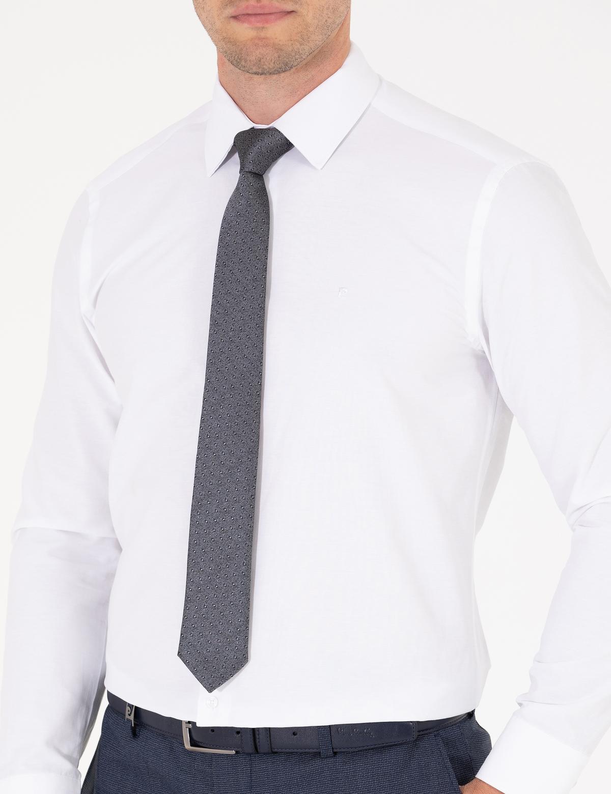 Beyaz Regular Fit Uzun Kollu Basic Gömlek - 50275813017