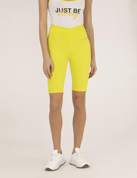 Yeşil Biker Tayt - 50263952003