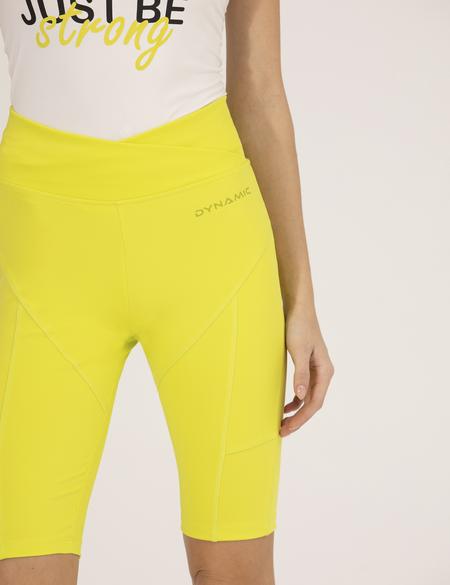 Yeşil Biker Tayt - 50263952003