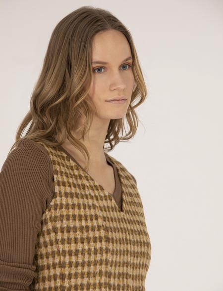 Kahverengi Standart Fit Dokuma Tulum - 50275504005