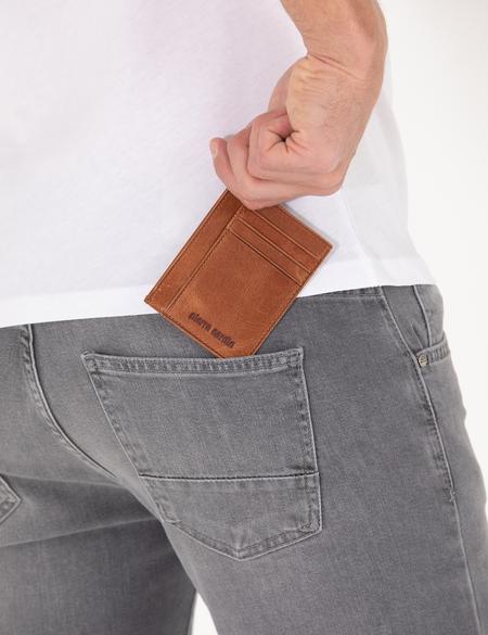 Erkek Kahverengi Deri Cüzdan - 50268552003