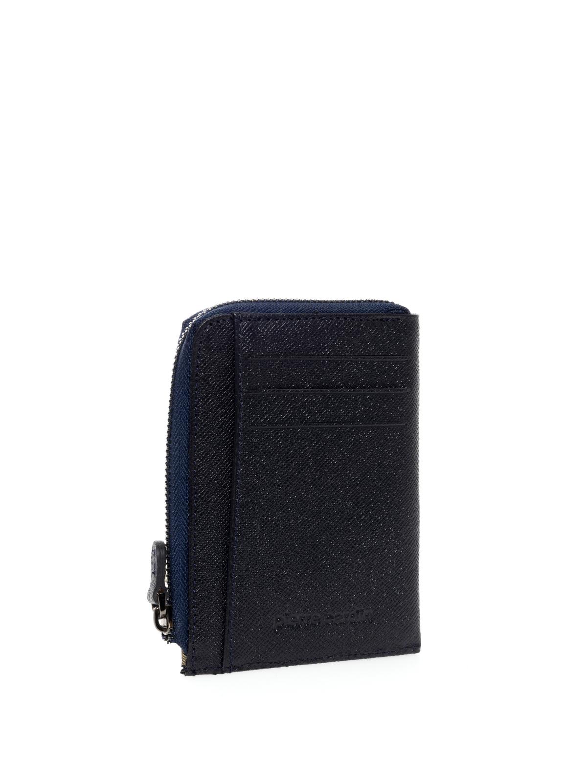 Erkek Lacivert Deri Kartlık - 50268746005