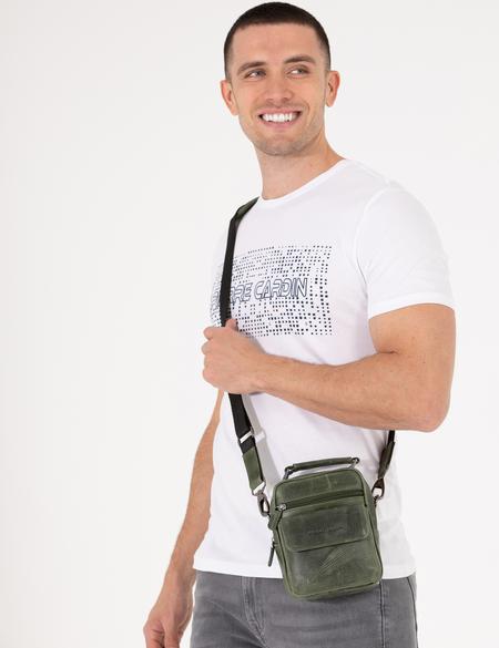 Erkek Yeşil El Çantası - 50268771001