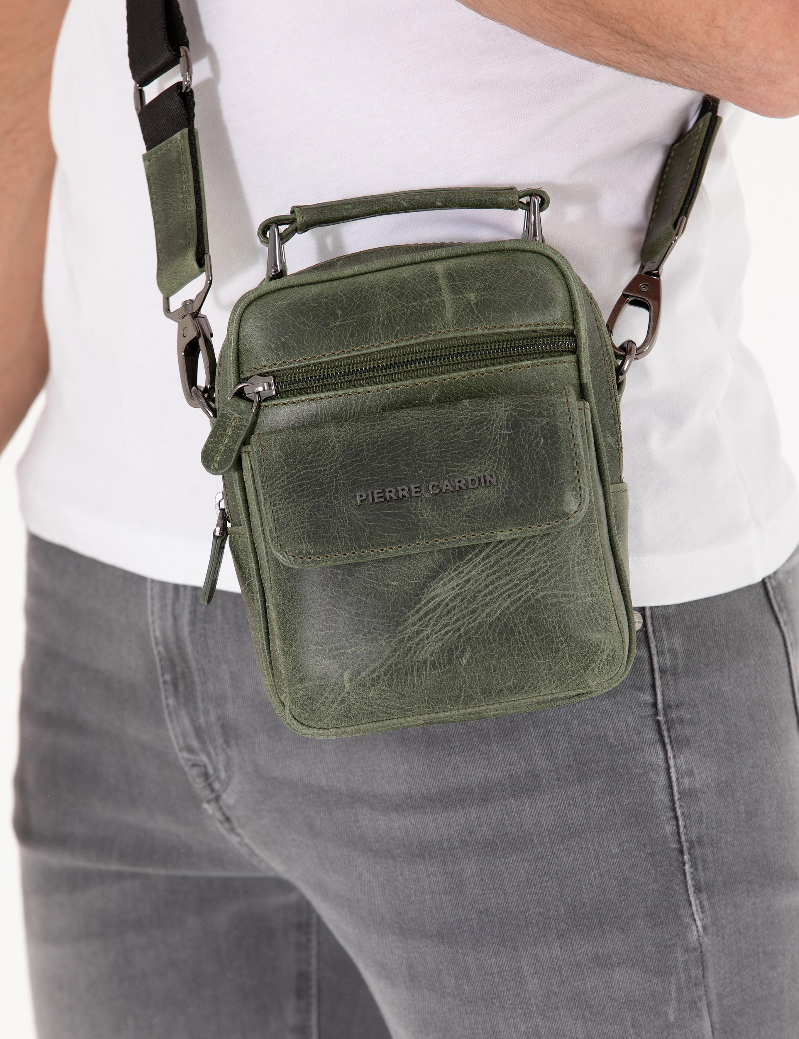 Erkek Yeşil El Çantası