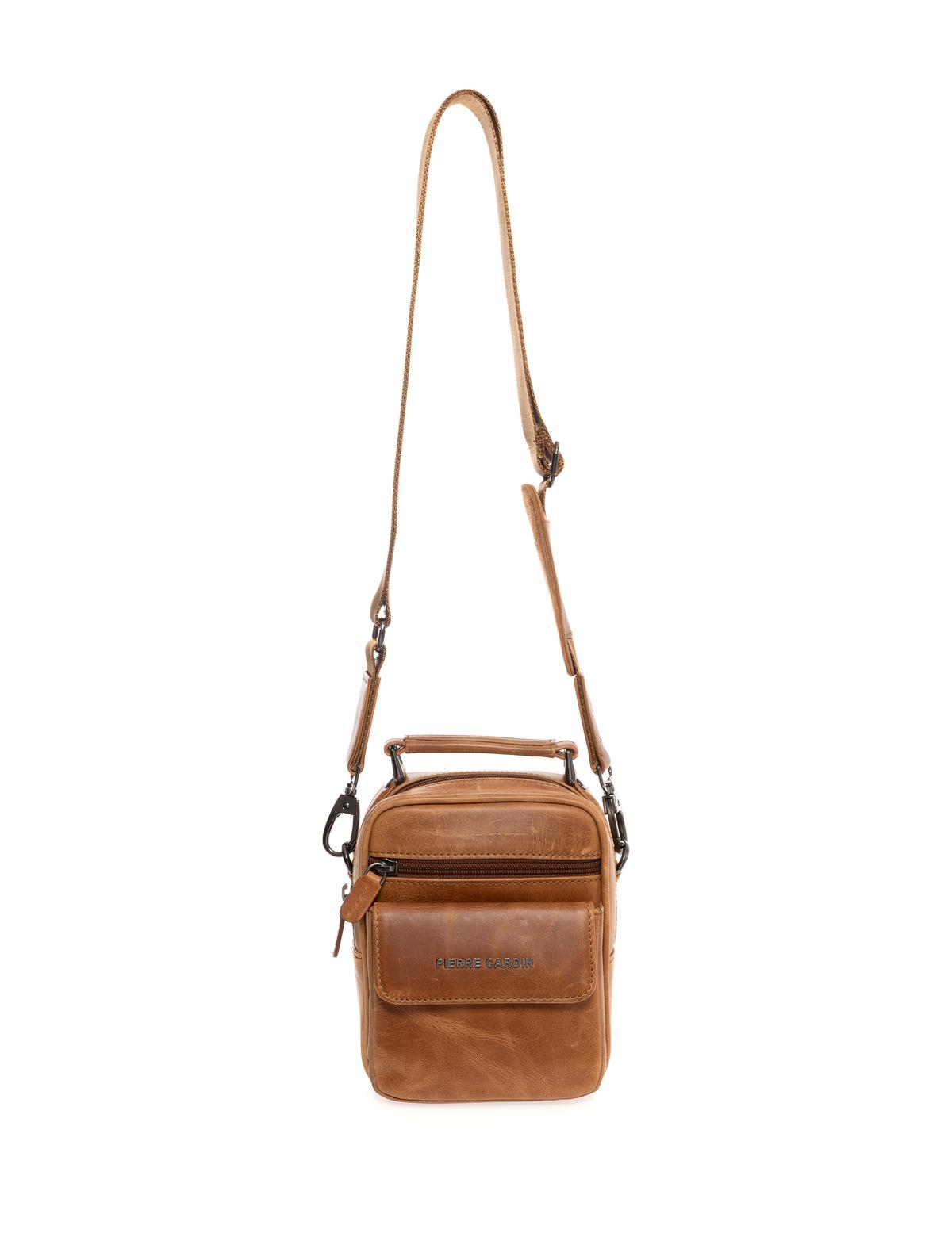 Erkek Taba Deri Askılı El Çantası - 50268771003