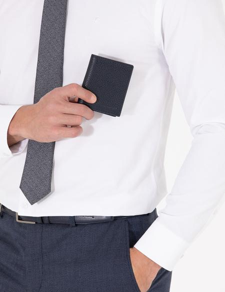 Erkek Lacivert Deri Cüzdan - 50269189003