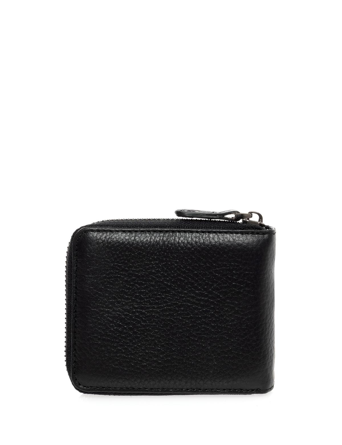 Erkek Siyah Deri Cüzdan - 50269243001