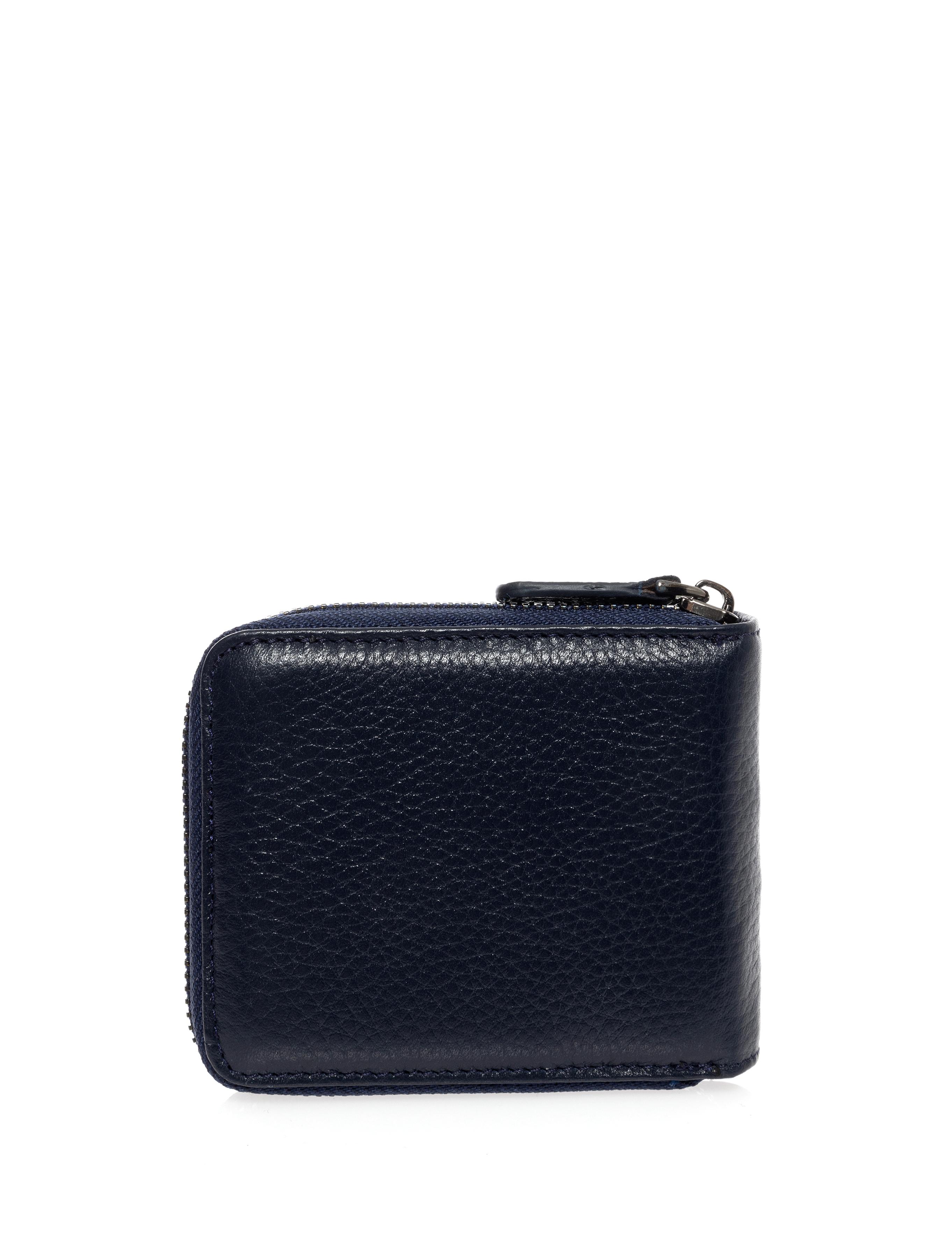 Erkek Lacivert Deri Cüzdan