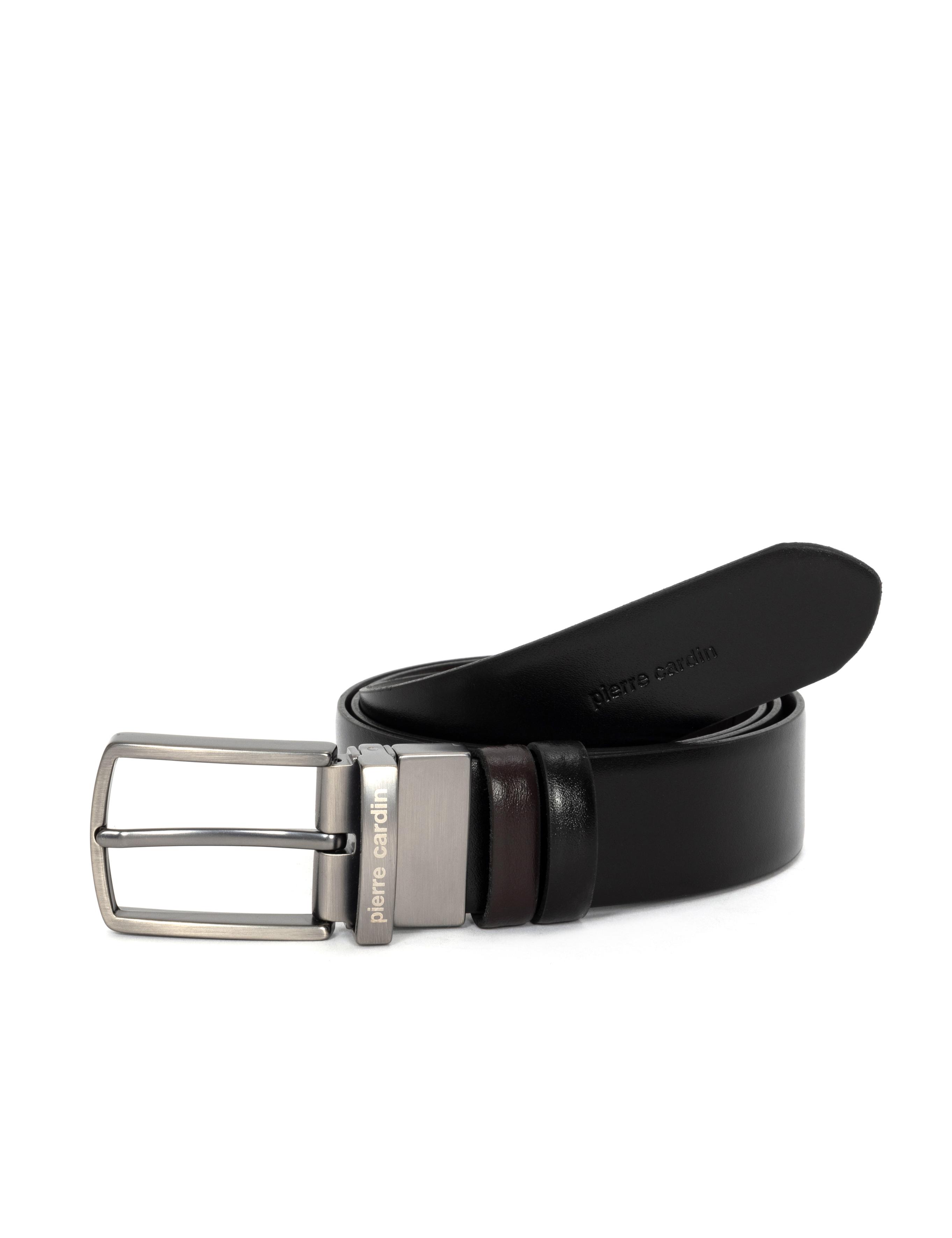 Siyah Çift Taraflı Kemer