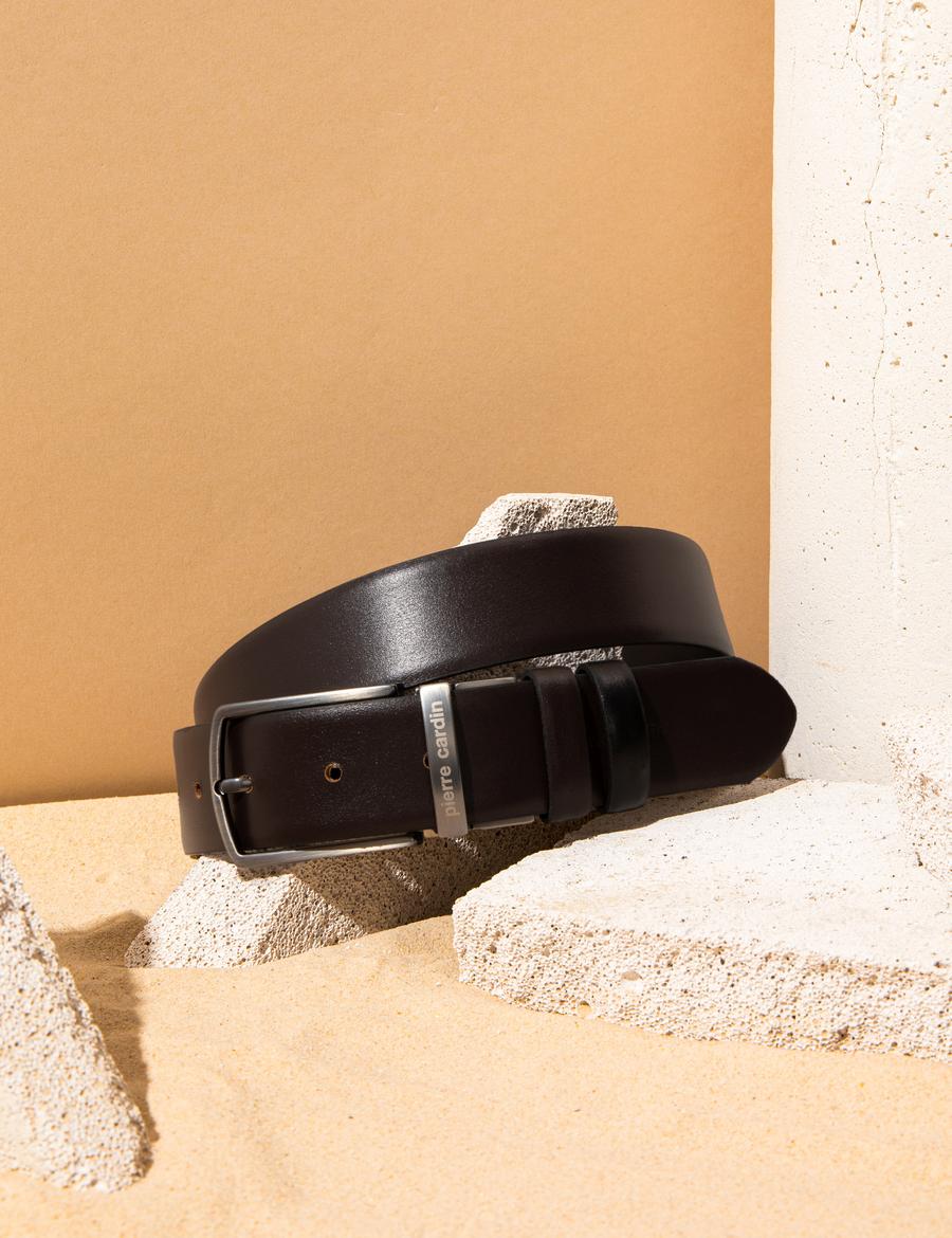 Siyah Çift Taraflı Kemer