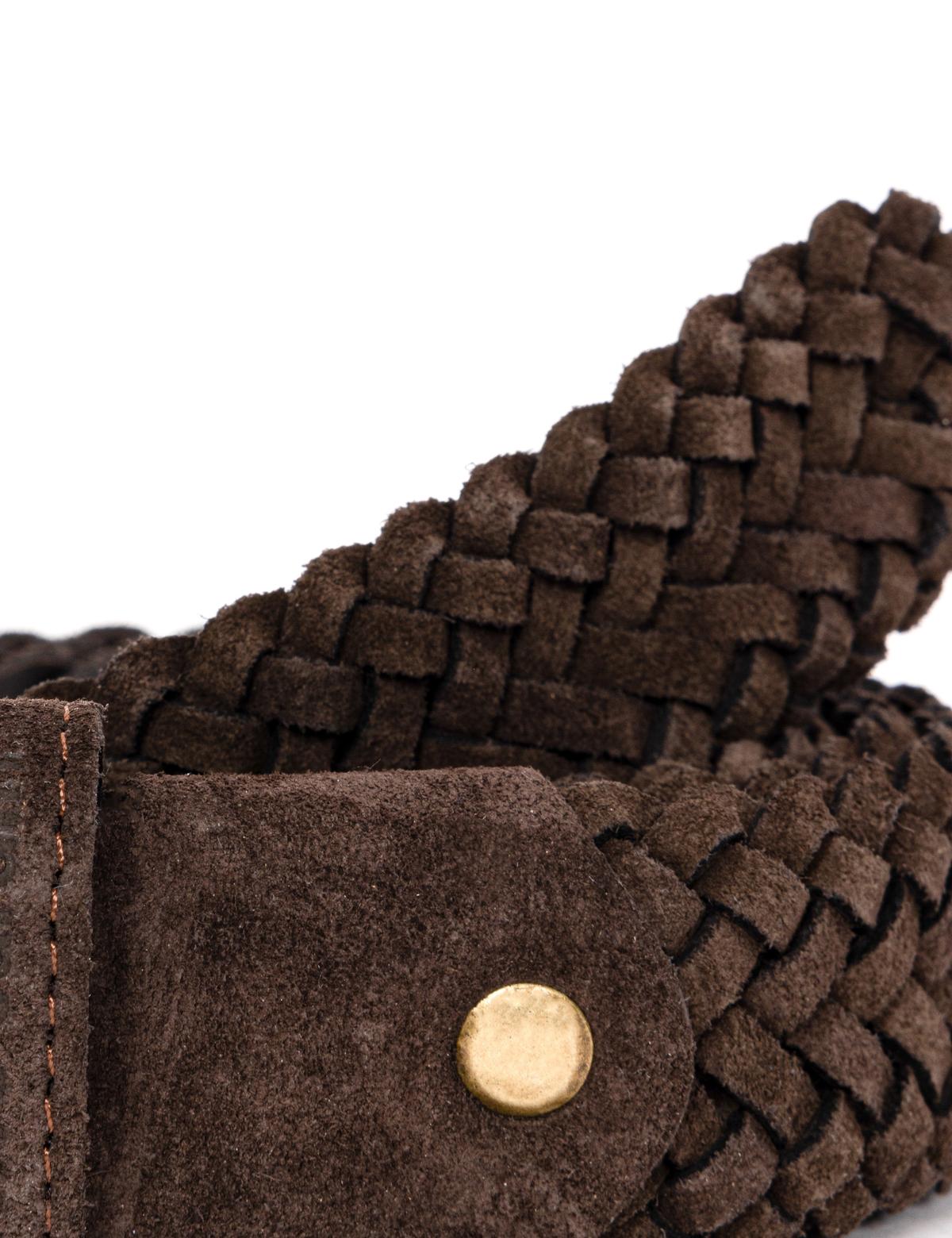 Kahverengi Örgü Kemer - 50271025002