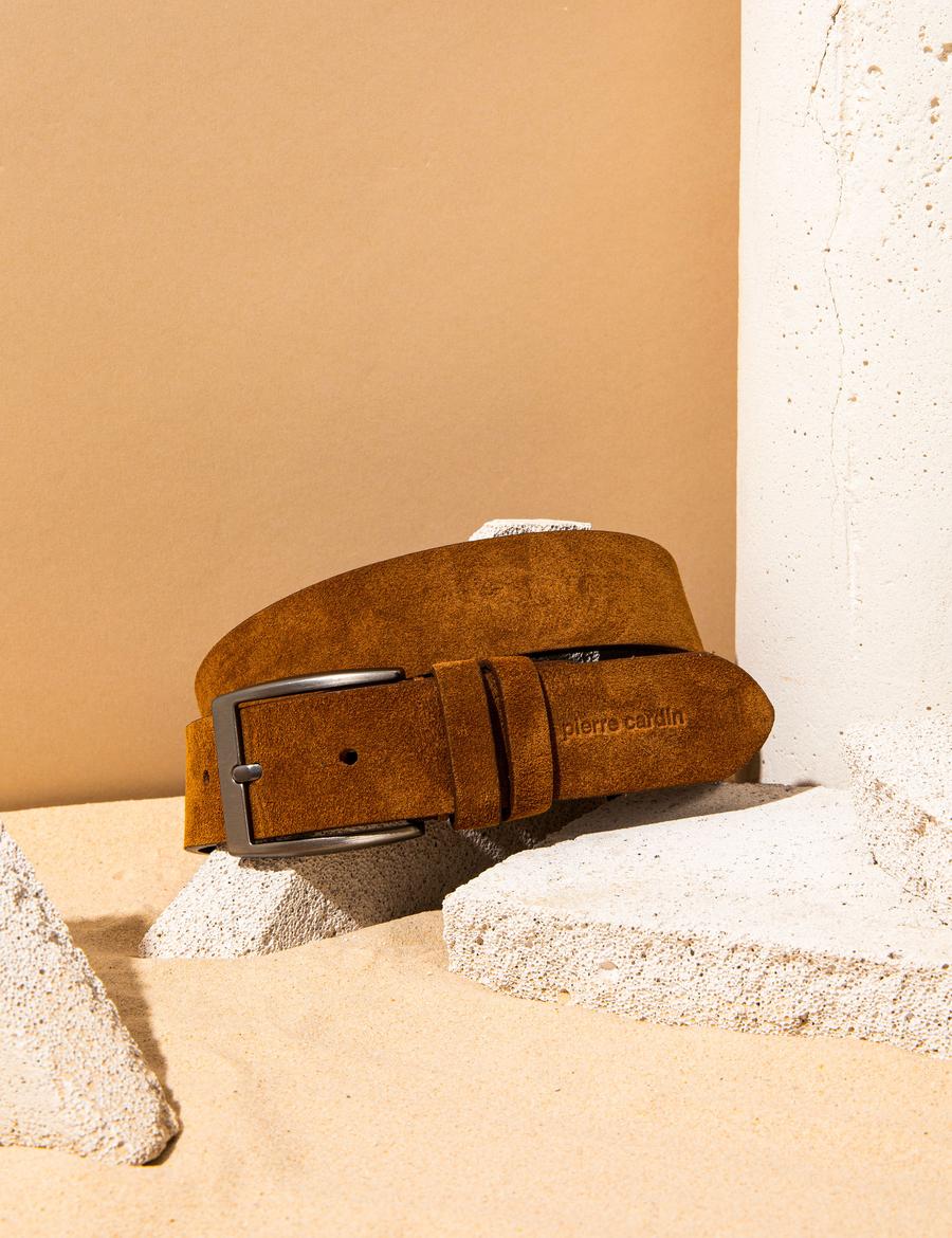 Kahverengi Süet Kemer