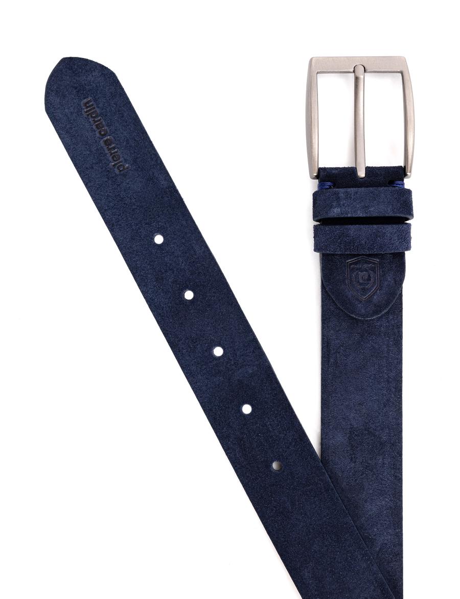 Lacivert Süet Kemer