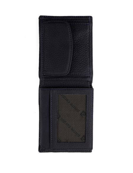 Erkek Lacivert Deri Cüzdan - 50275607002