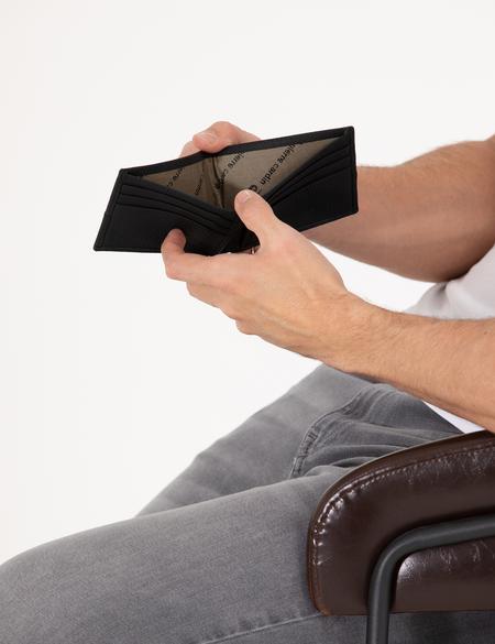 Erkek Siyah Deri Cüzdan - 50275609001