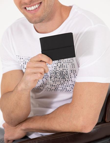 Erkek Siyah Deri Cüzdan - 50275609001