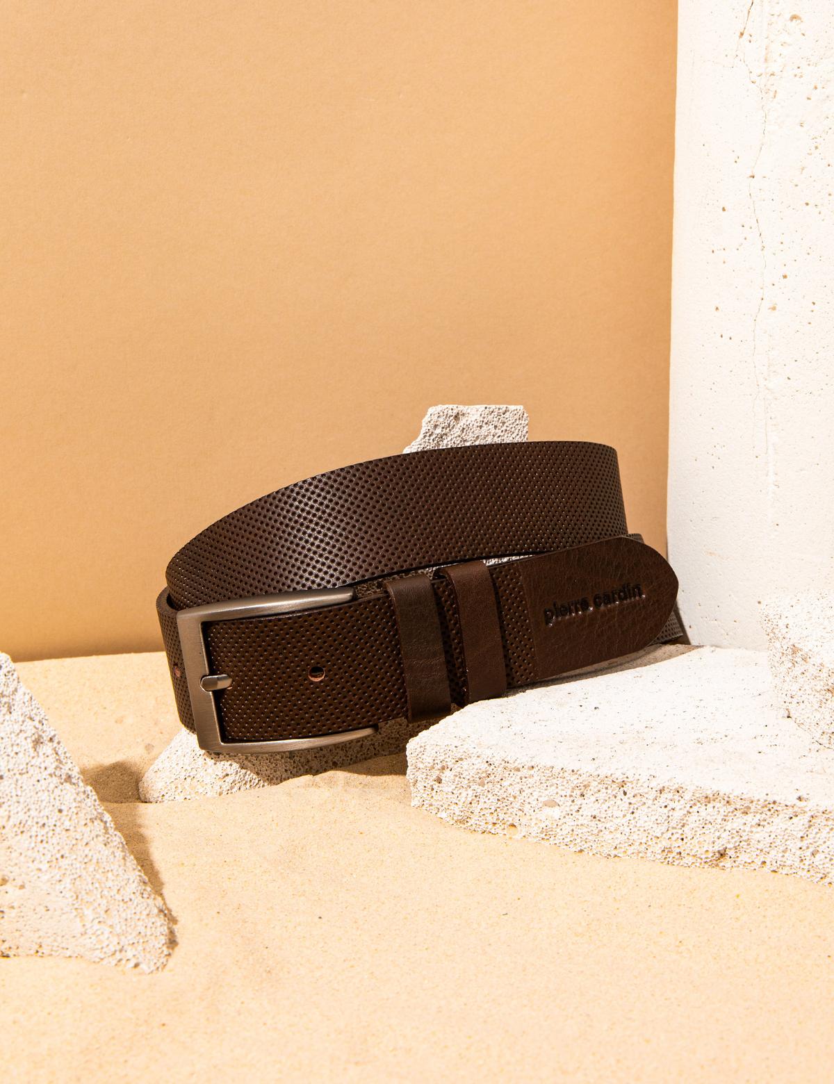 Kahverengi Denim Kemer