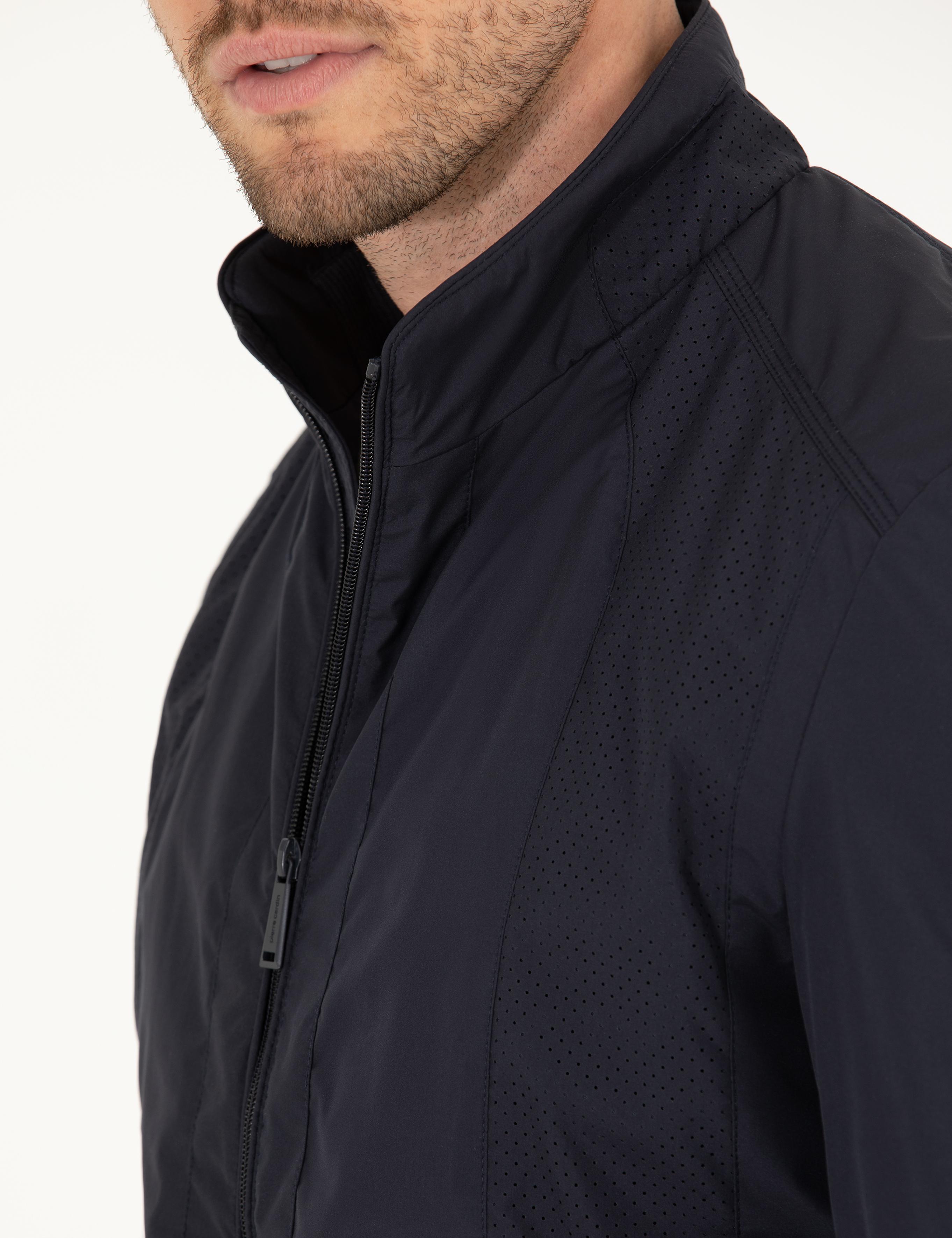 Lacivert Mevsimlik Mont