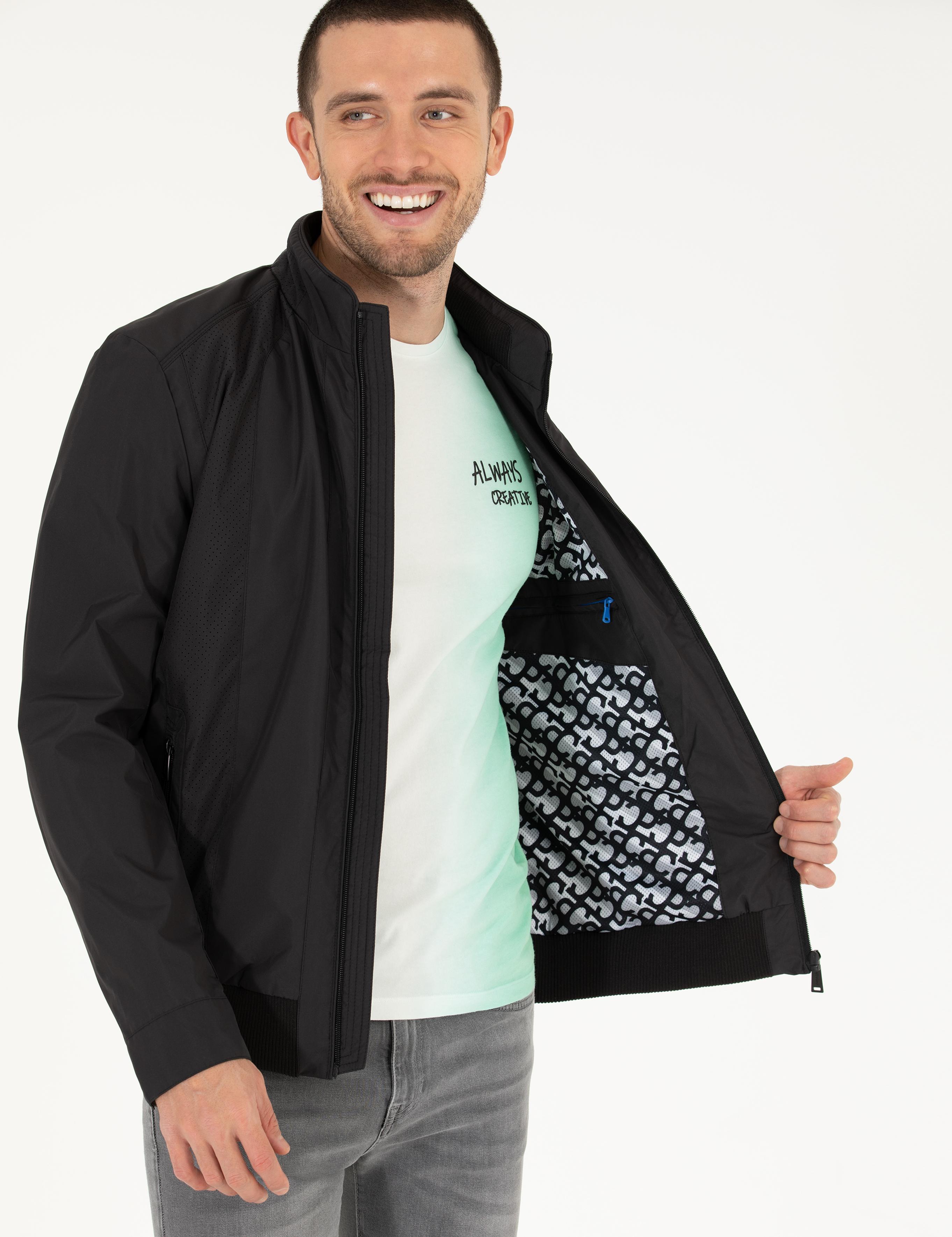 Siyah Mevsimlik Mont