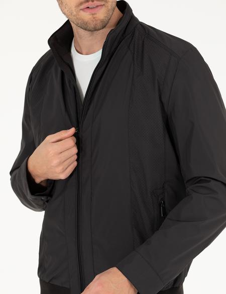 Siyah Mevsimlik Mont - 50263616020