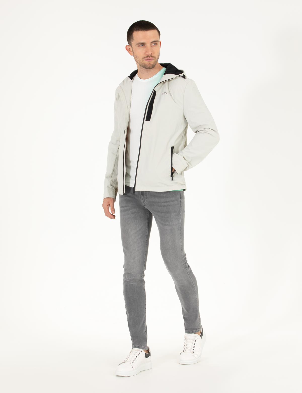 Taş Kapüşonlu Spor Mont - 50263850023