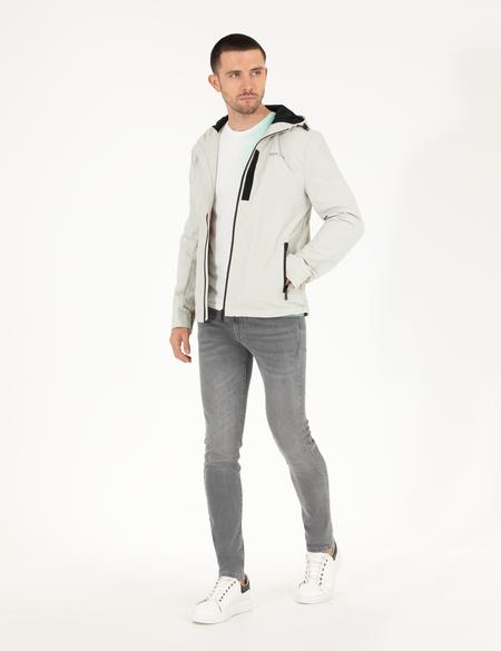 Taş Kapüşonlu Spor Mont - 50263850023