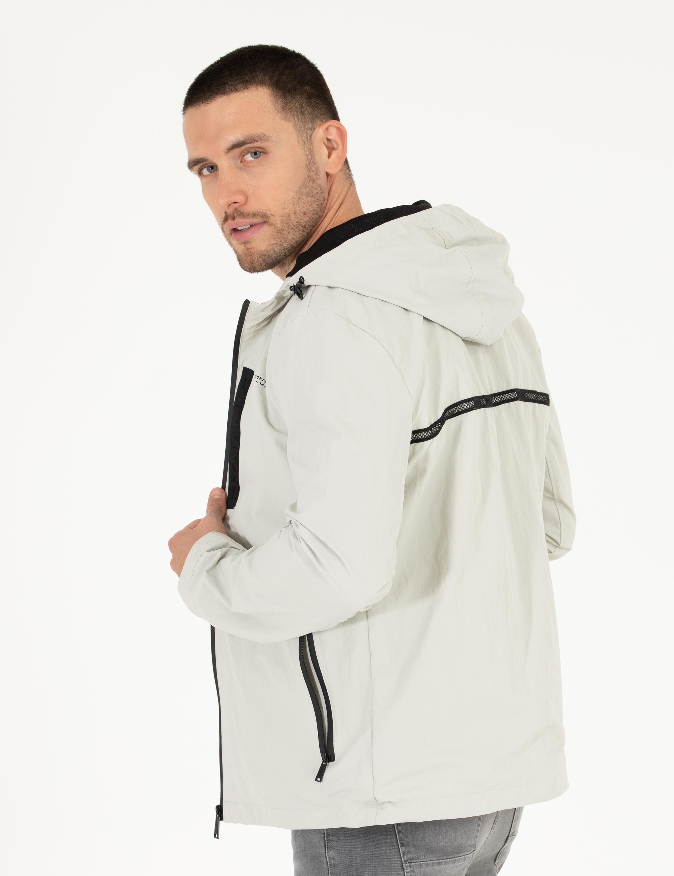 Taş Kapüşonlu Spor Mont