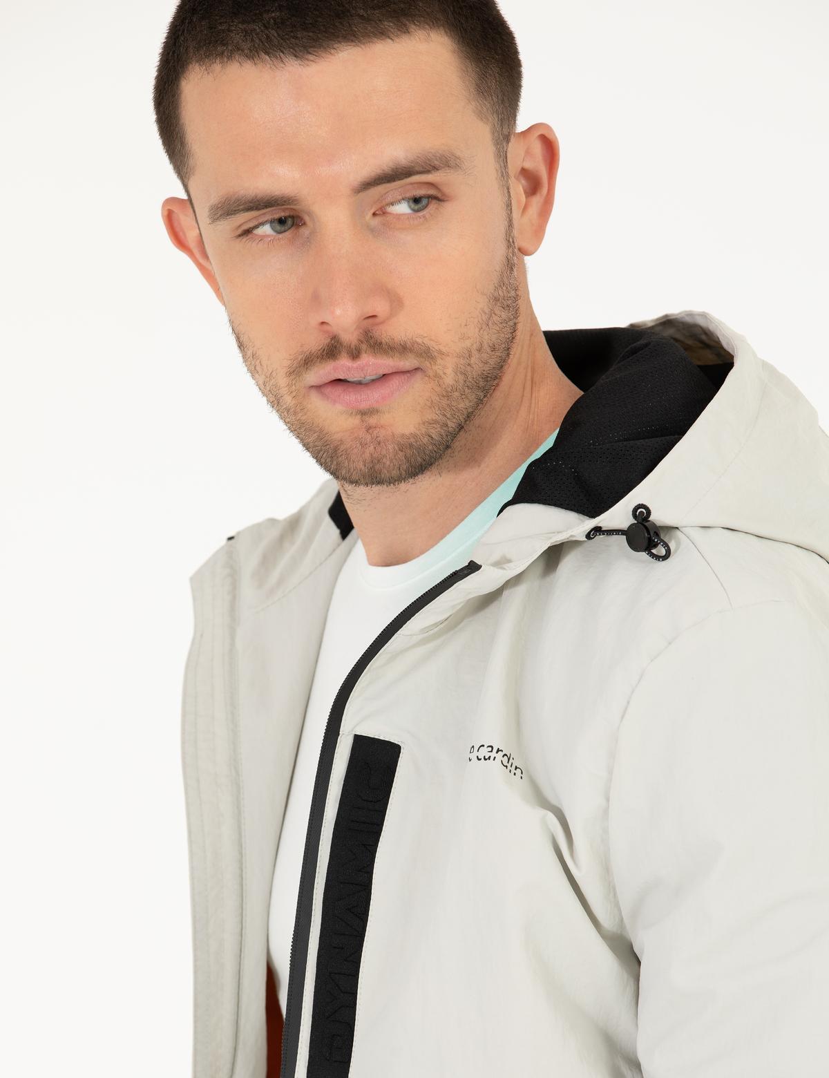 Taş Kapüşonlu Spor Mont - 50263850023