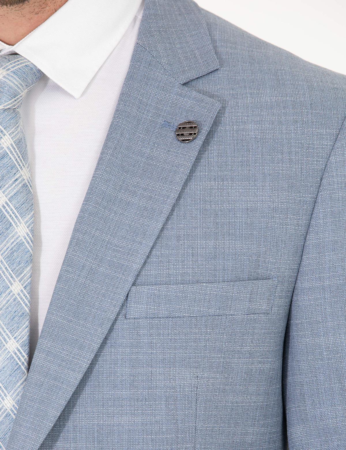 Açık Mavi Ekstra Slim Fit Takım Elbise - 50264960041