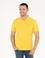 Sarı Slim Fit Polo Yaka Basic Tişört