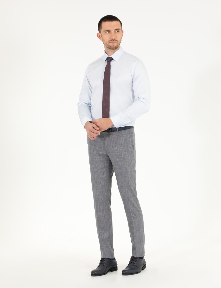 Lacivert Ex. Slim Fit Kumaş Pantolon
