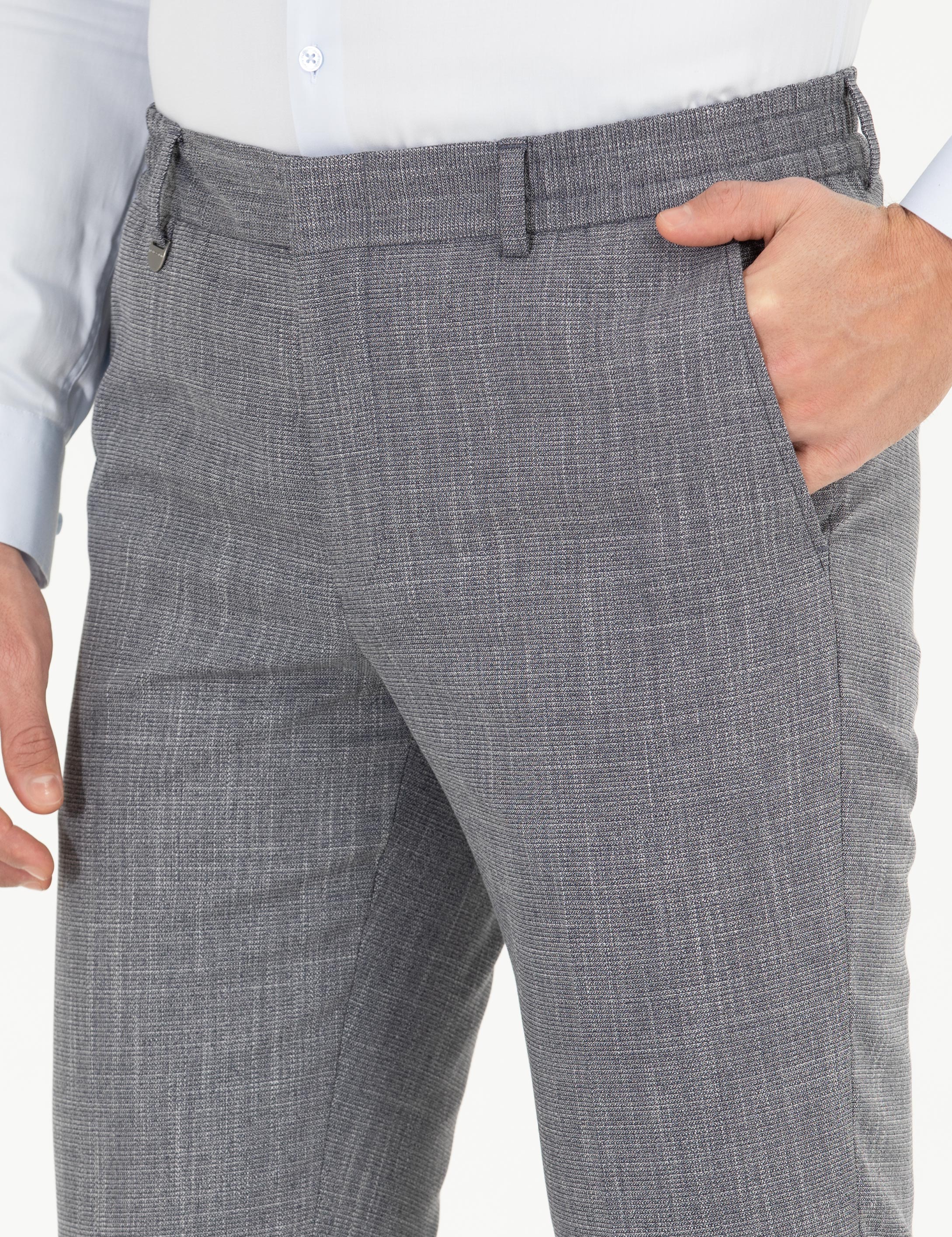 Lacivert Ex. Slim Fit Kumaş Pantolon