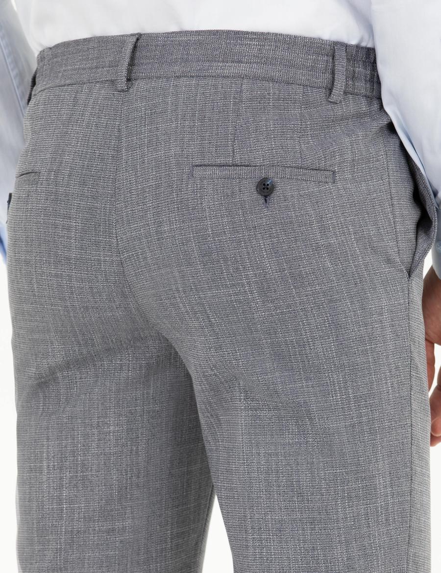 Lacivert Ex. Slim Fit Kumaş Pantolon