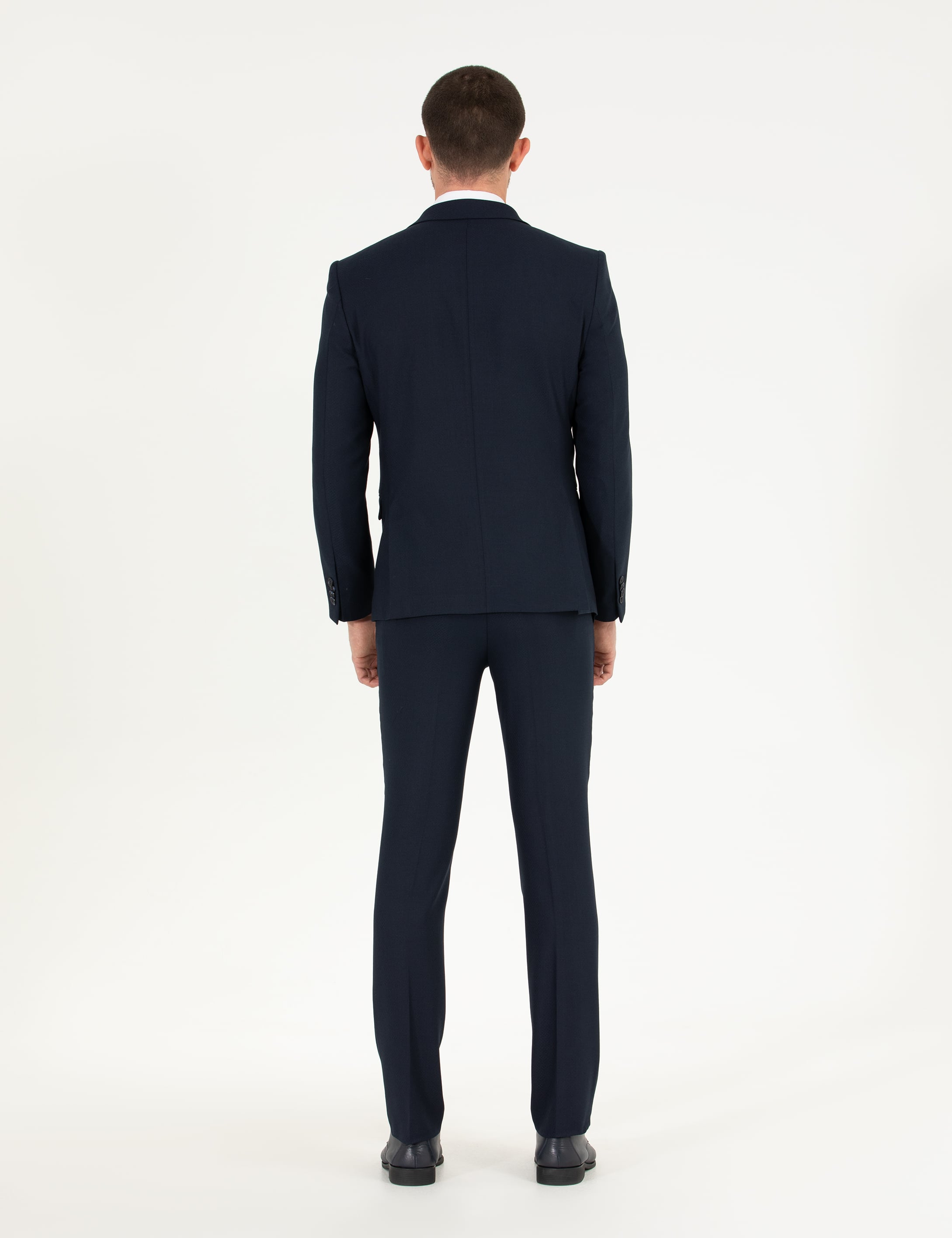 Lacivert Slim Fit Takım Elbise