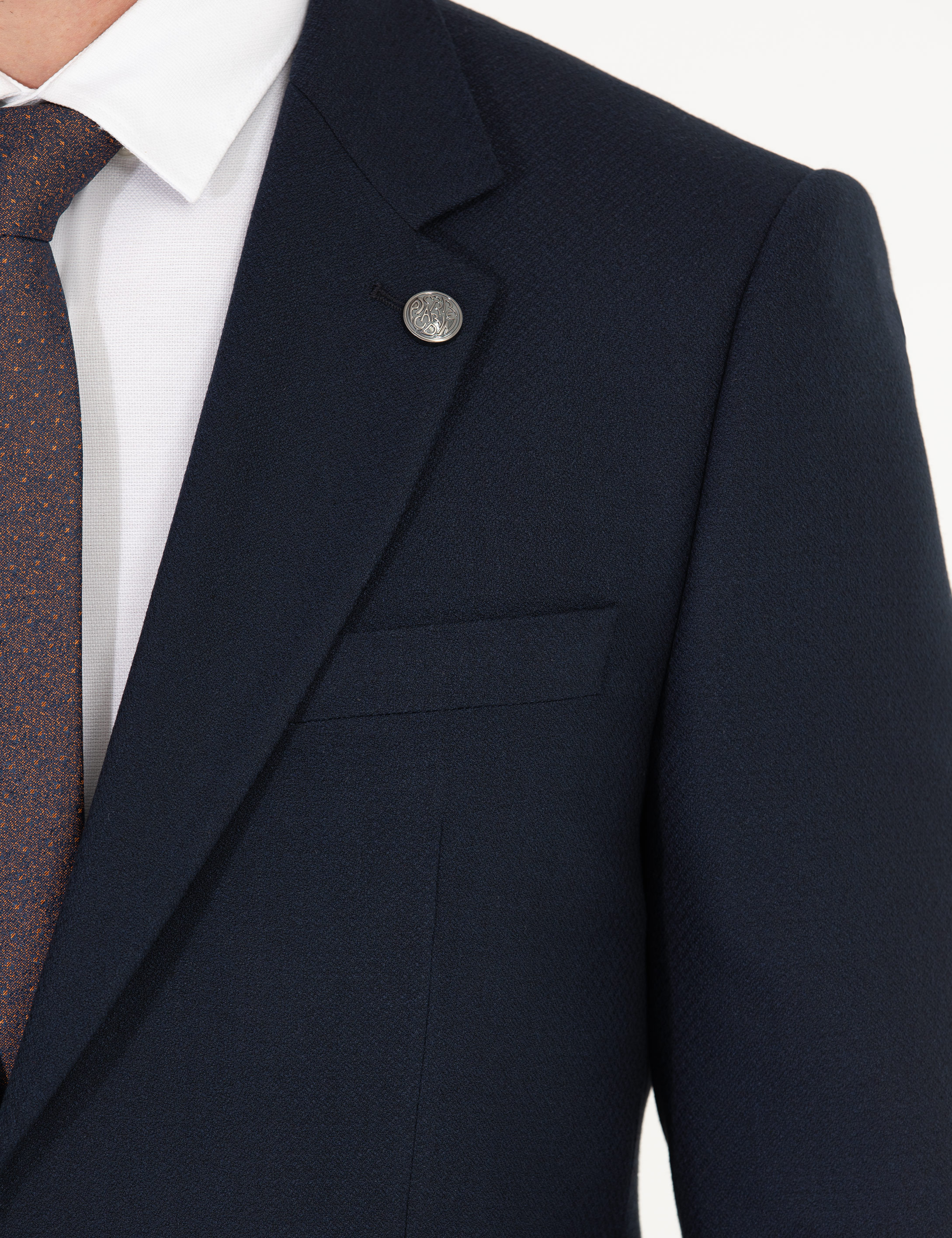 Lacivert Slim Fit Takım Elbise - Image 7