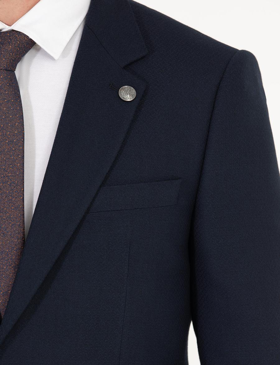 Lacivert Slim Fit Takım Elbise