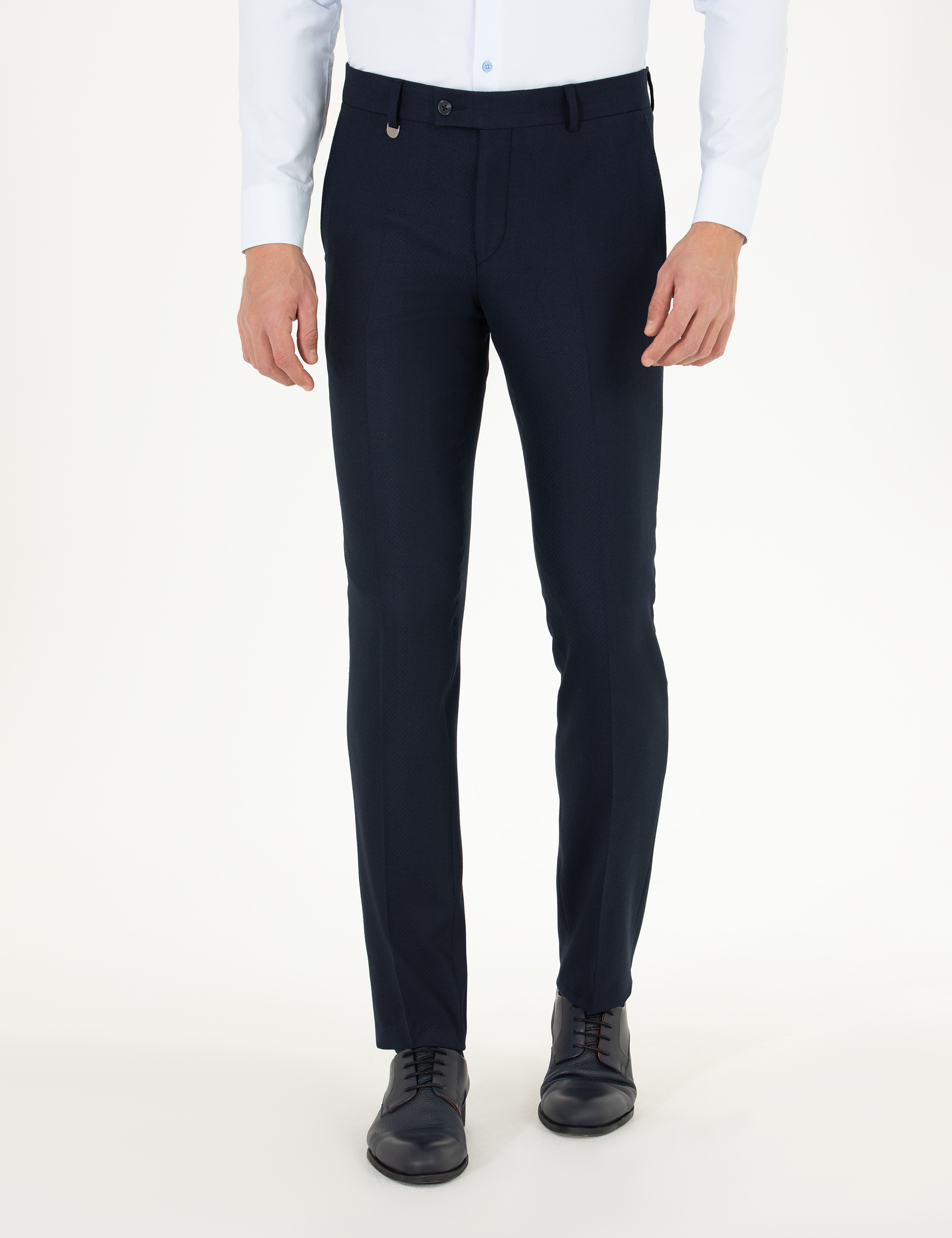 Lacivert Slim Fit Kumaş Pantolon - Image 2