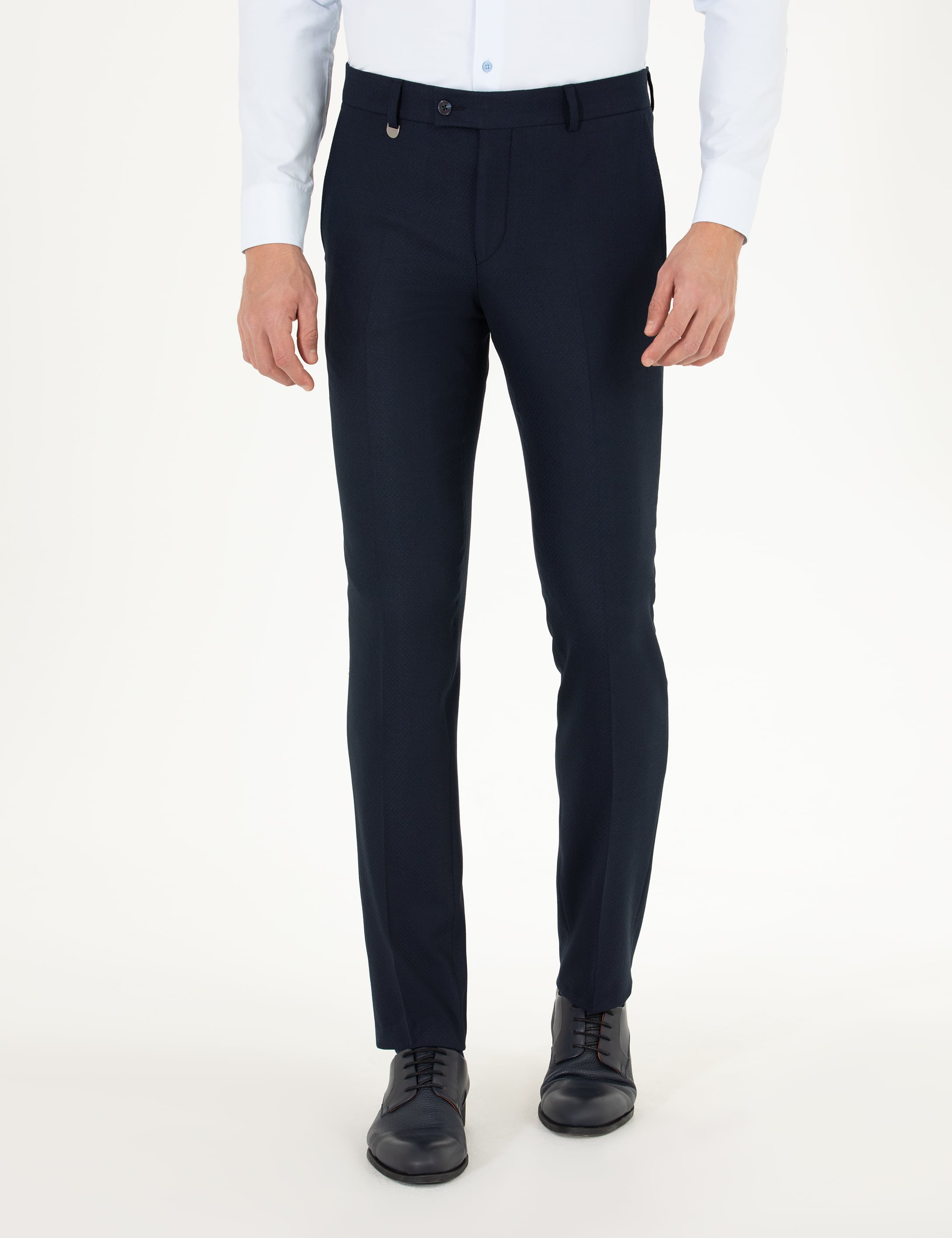 Lacivert Slim Fit Kumaş Pantolon