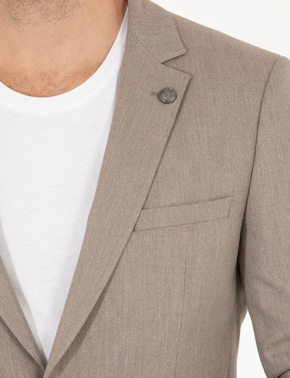 Açık Kahverengi Blazer Ceket - 50274806119