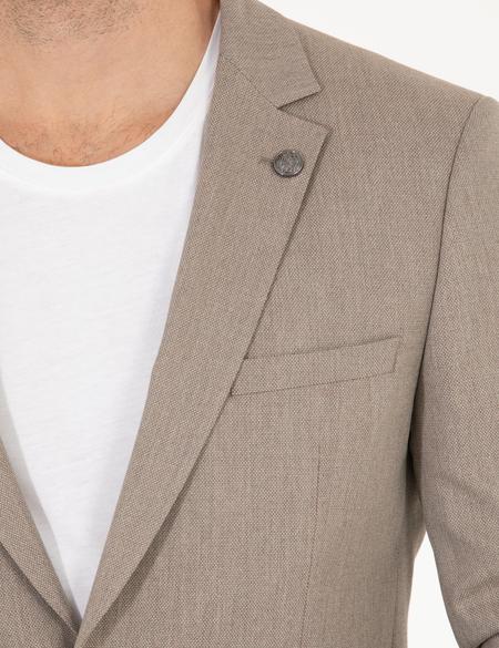 Açık Kahverengi Blazer Ceket - 50274806119