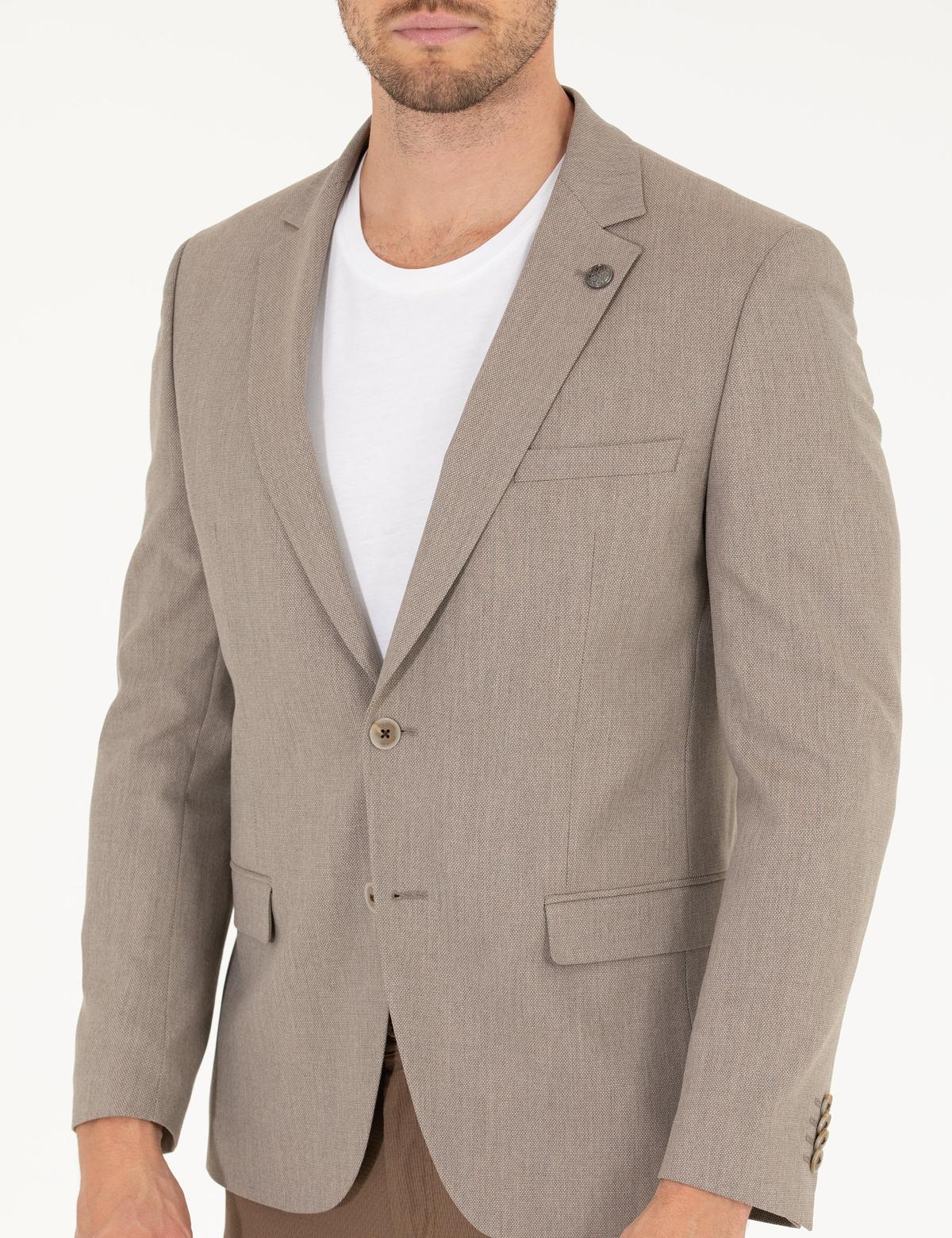 Açık Kahverengi Blazer Ceket - 50274806119