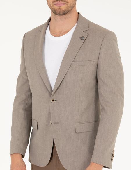Açık Kahverengi Blazer Ceket - 50274806119