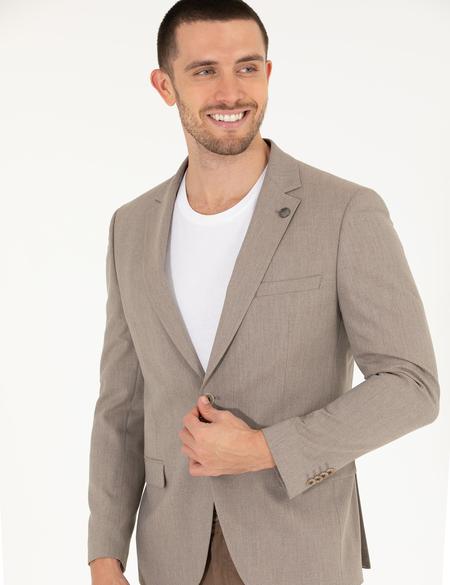 Açık Kahverengi Blazer Ceket - 50274806119
