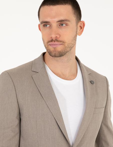 Açık Kahverengi Blazer Ceket - 50274806119