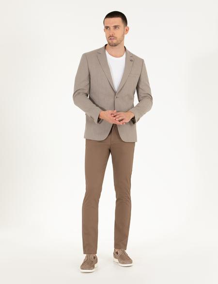 Açık Kahverengi Blazer Ceket - 50274806119