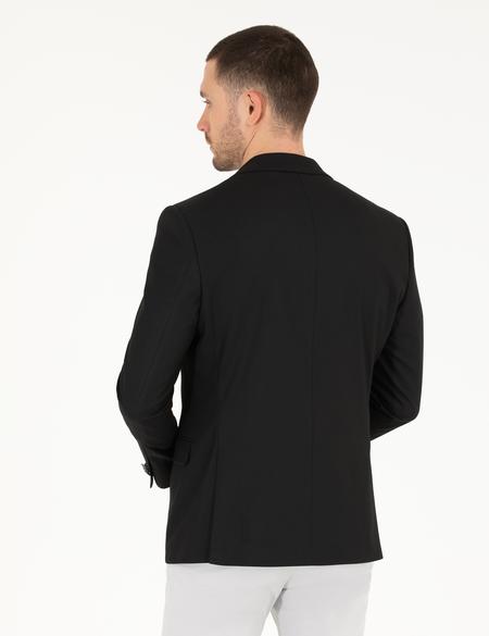 Siyah Slim Fit Blazer Ceket - 50275546020