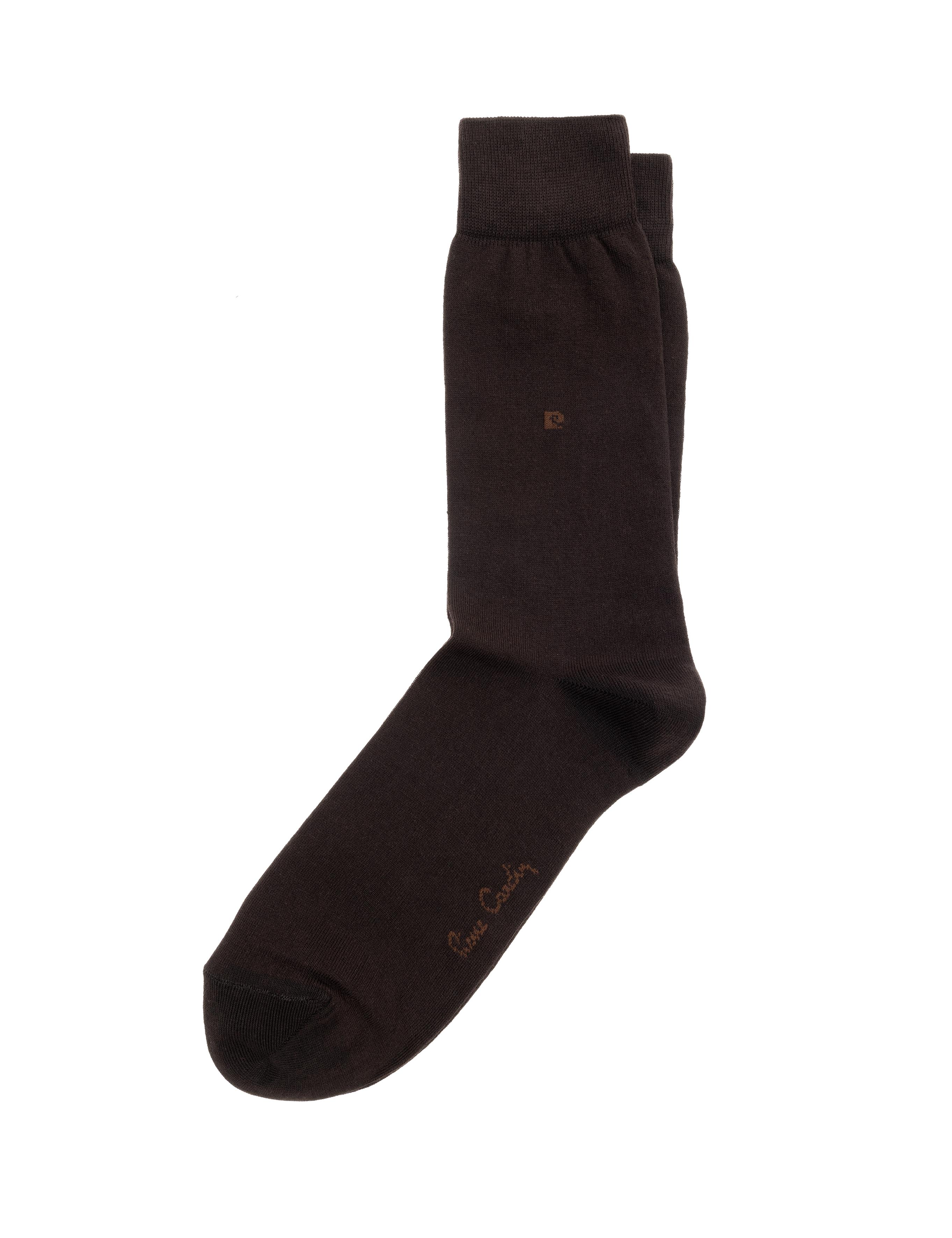 Erkek Pamuk Karışımlı Kahverengi Soket Basic Çorap