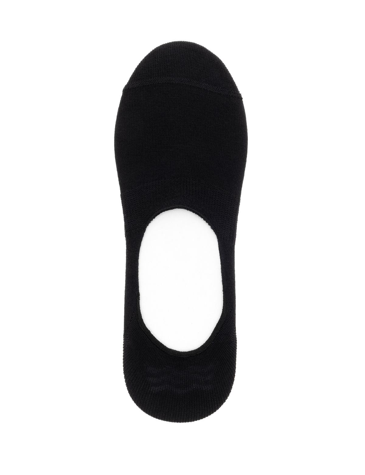 Erkek Pamuk Karışımlı Siyah Babet Basic Çorap - 50272777001